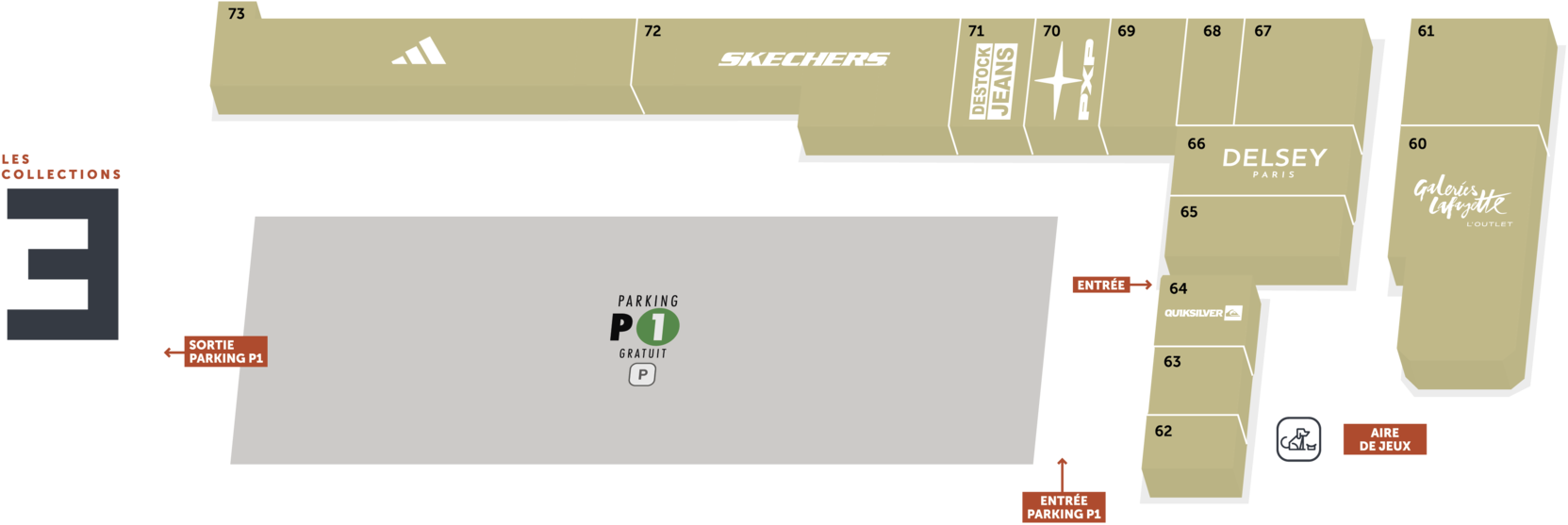 Plan des Collections - L'Usine Roubaix